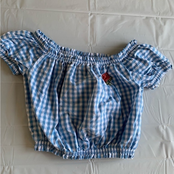 ๐บ Streetwear Society Plaid Checkered Crop Top - Women's  Size Medium ๐บ - Picture 5 of 10